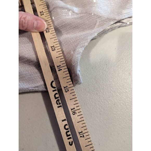 Armani Exchange Women Dove Gray Cocktail Mini Dress Size 4 - Picture 15 of 16